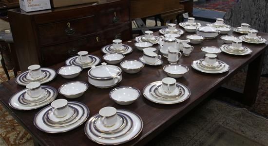 A Prince Albert Sandrington fifty one piece dinner service